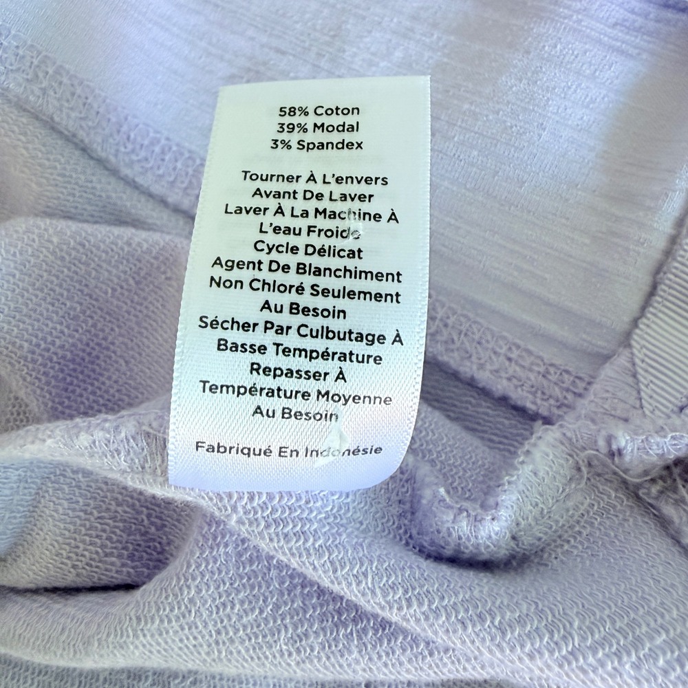 T by Talbots Womens Large Active Top Lavender Purple UPF 50 Collared Pullover - Picture 11 of 12